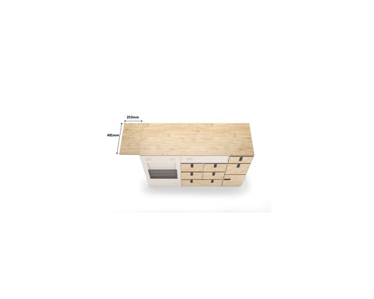 Moon Kitchen Solid model 1 werkblad — voorbeeld van deze serie